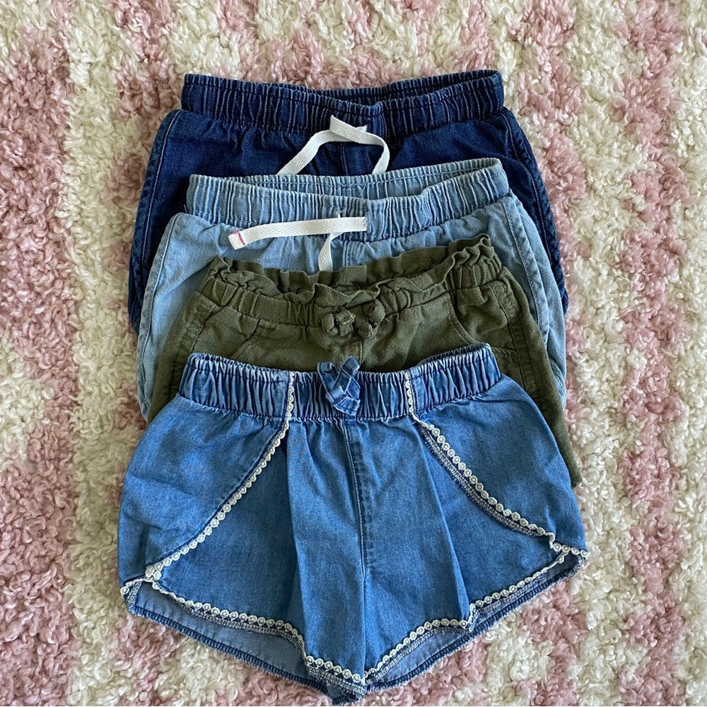 Toddler Girls’ 2T Shorts Bundle